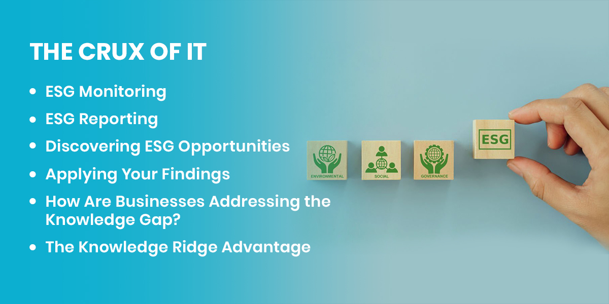 The Crux of Esg Monitoring